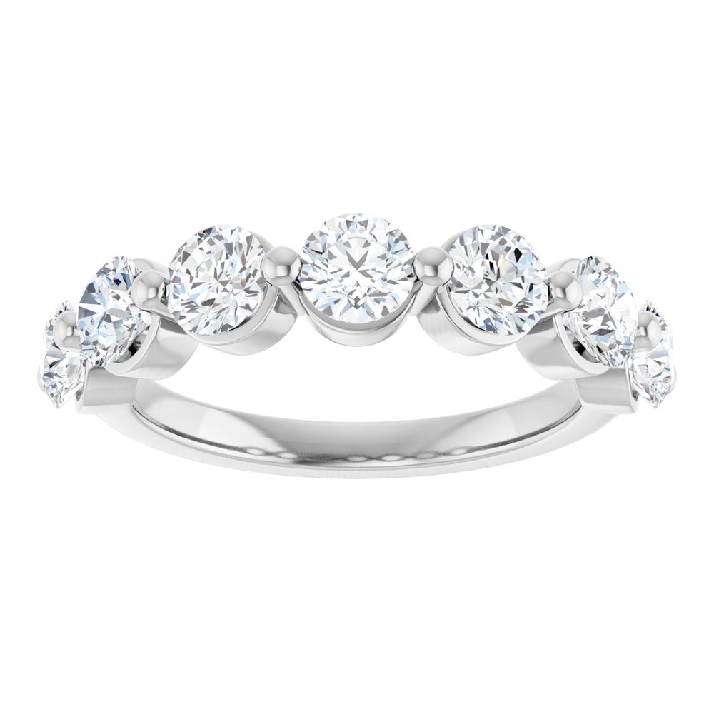Platinum 1 3/4 CTW Lab-Grown Diamond Anniversary Band
