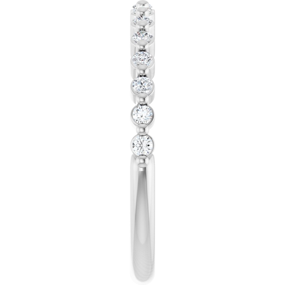 14K White Gold 1/5 CTW Lab-Grown Diamond Anniversary Band