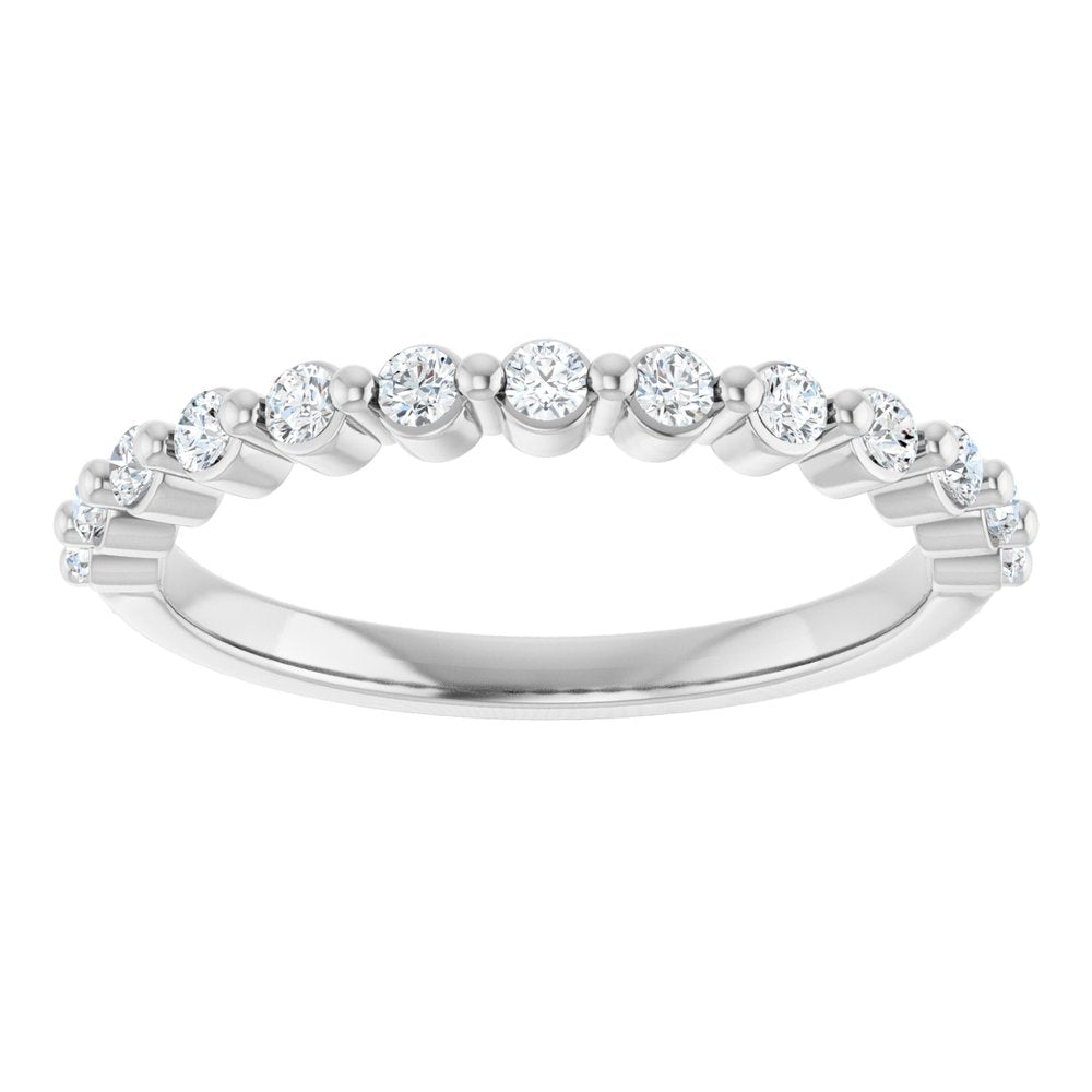 14K White Gold 1/4 CTW Lab-Grown Diamond Anniversary Band