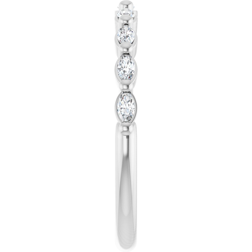 14K White 1/4 CTW Lab-Grown Diamond Anniversary Band