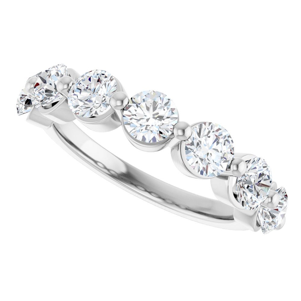 Platinum 1 3/4 CTW Lab-Grown Diamond Anniversary Band