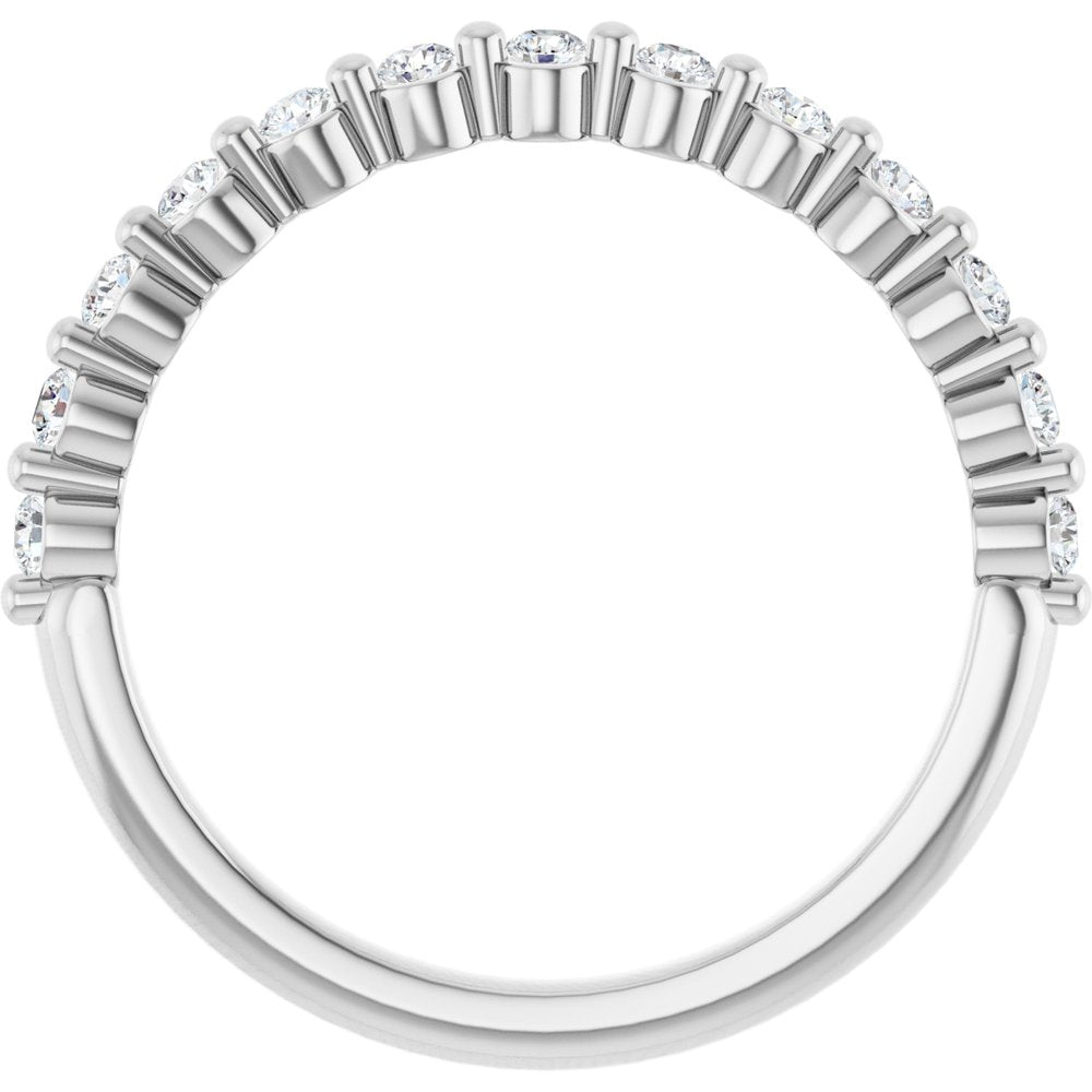 14K White Gold 1/4 CTW Lab-Grown Diamond Anniversary Band