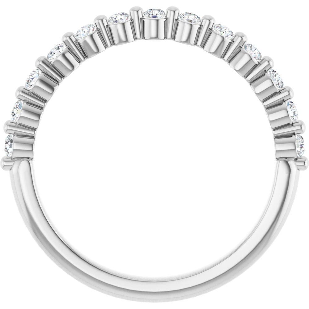 14K White Gold 1/4 CTW Lab-Grown Diamond Anniversary Band