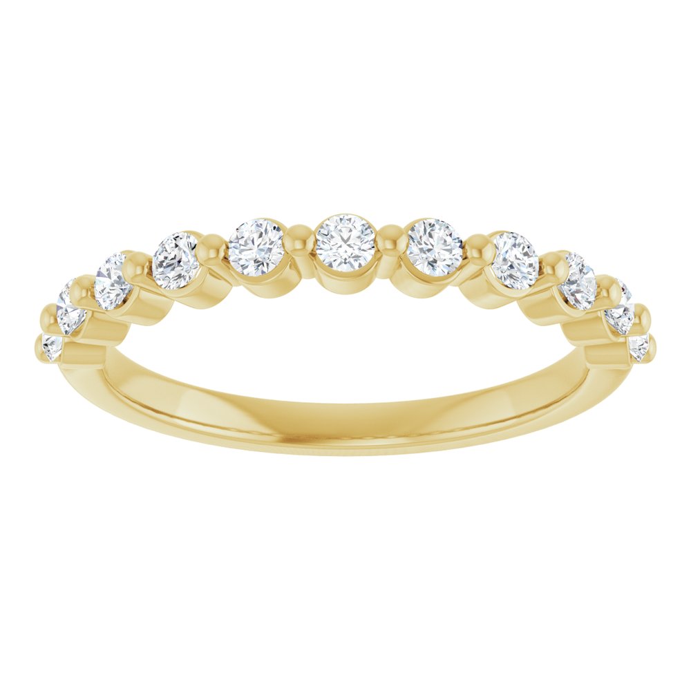 Platinum 1/2 CTW Natural Diamond Anniversary Band