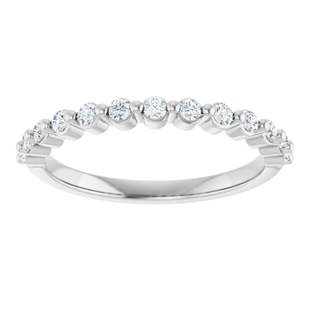 14K White Gold 1/4 CTW Lab-Grown Diamond Anniversary Band
