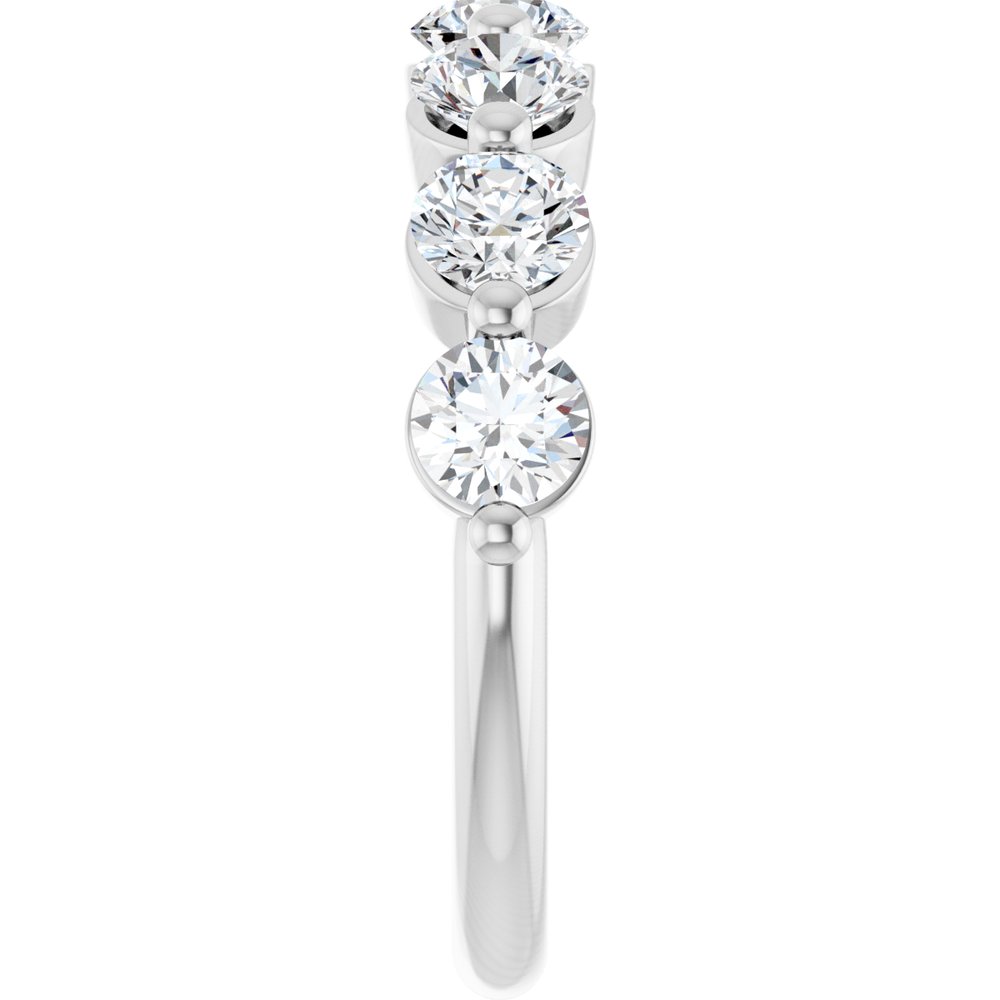 Platinum 1 3/4 CTW Lab-Grown Diamond Anniversary Band