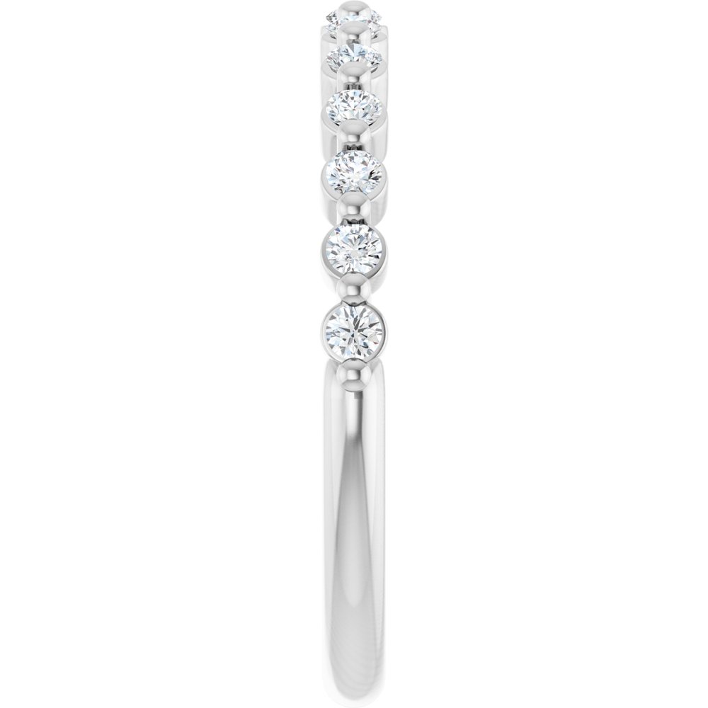 14K White Gold 1/4 CTW Lab-Grown Diamond Anniversary Band