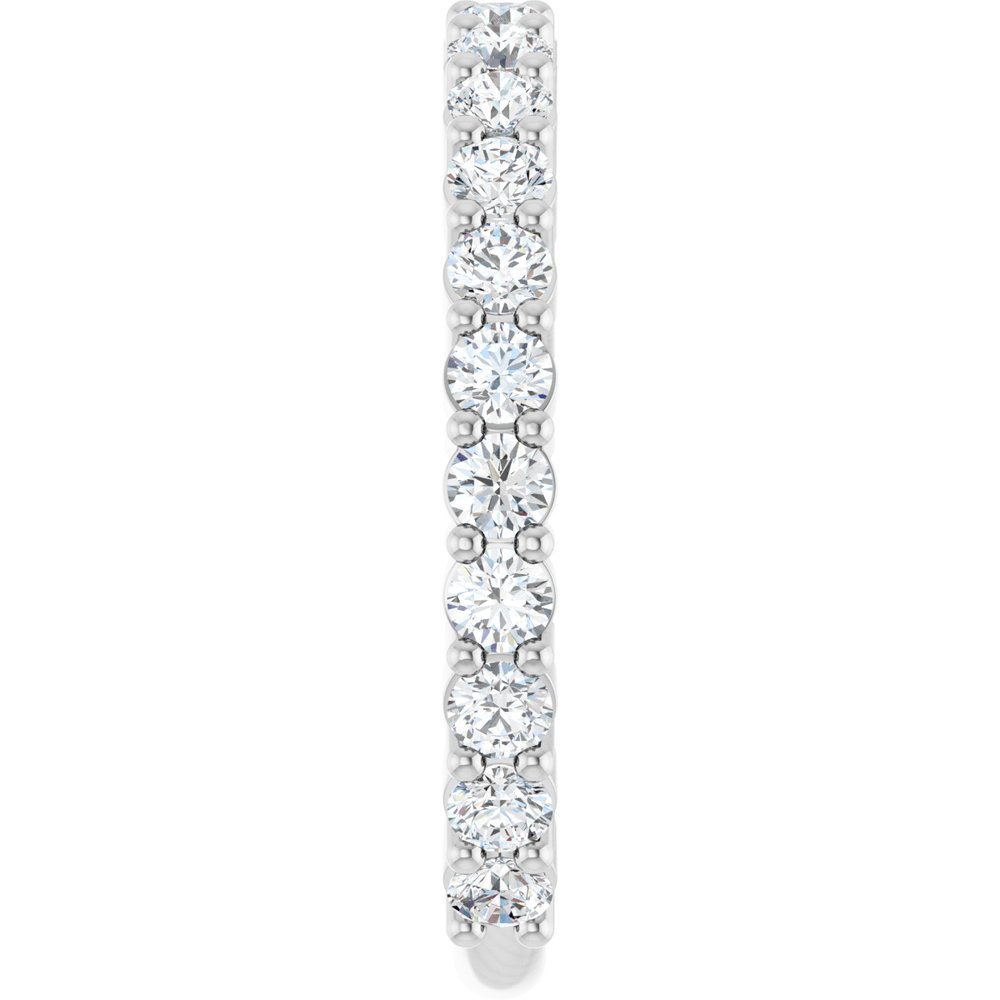 14K White Gold 1 CTW Lab-Grown Diamond Anniversary Band