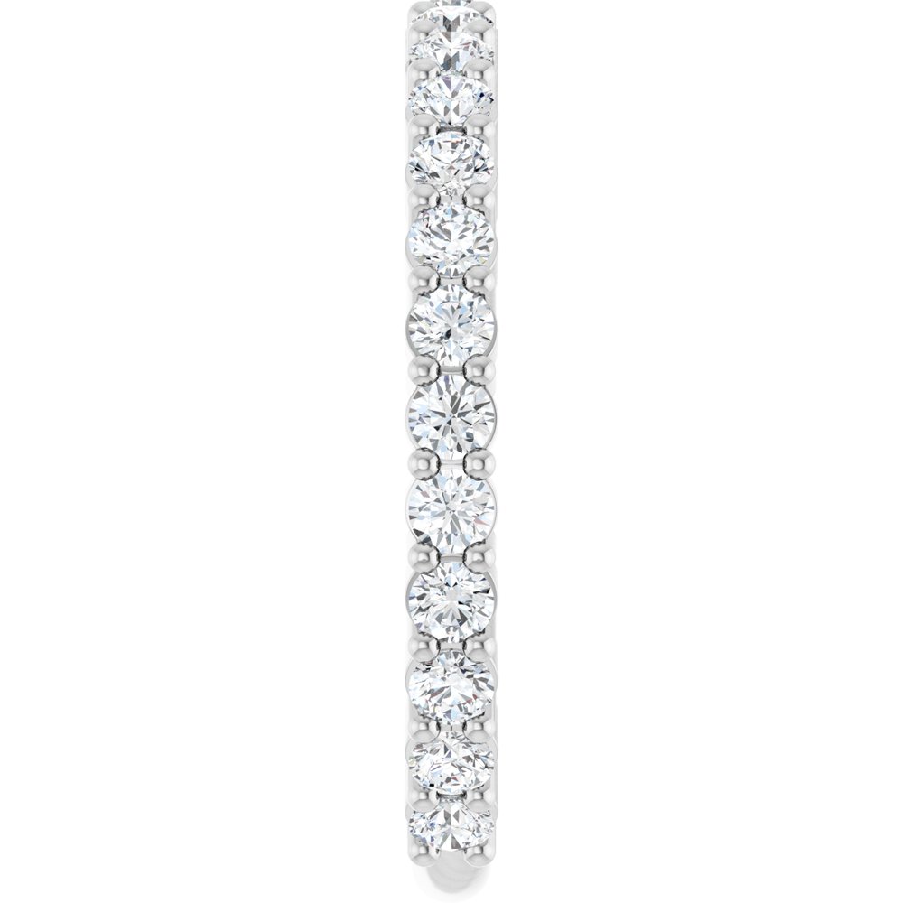 14K White Gold 3/4 CTW Natural Diamond Anniversary Band
