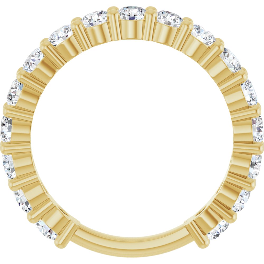 14K Yellow Gold 1 3/4 CTW Lab-Grown Diamond Anniversary Band