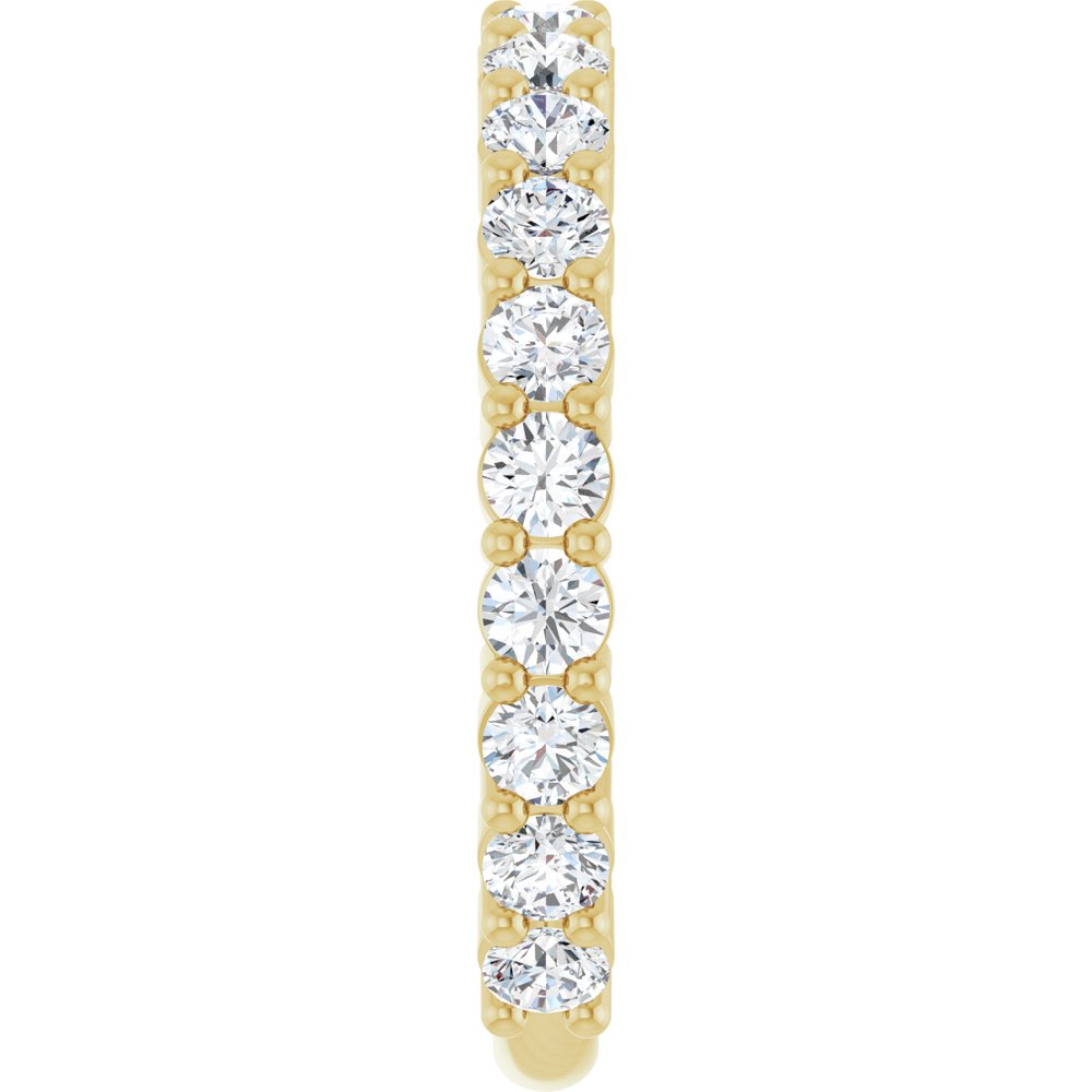 14K Yellow Gold 1 1/5 CTW Lab-Grown Diamond Anniversary Band