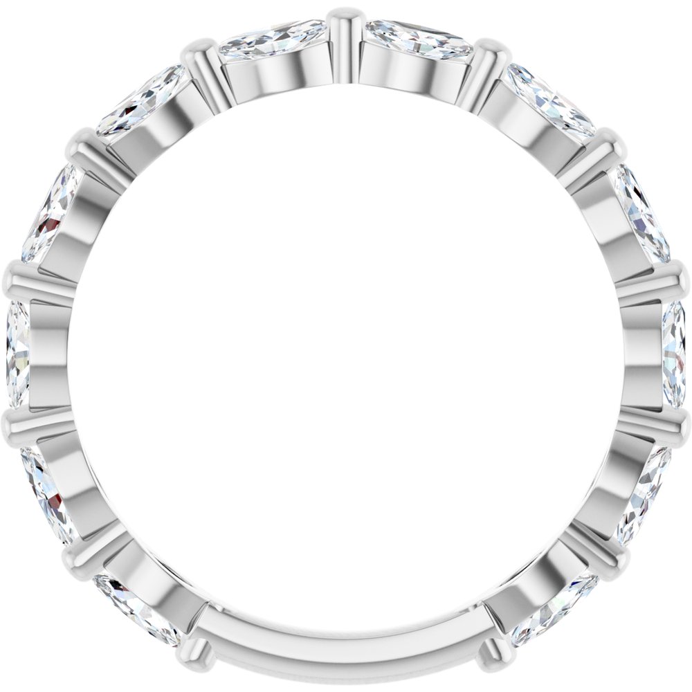 14K White Gold 3/4 CTW Lab-Grown Diamond Anniversary Band