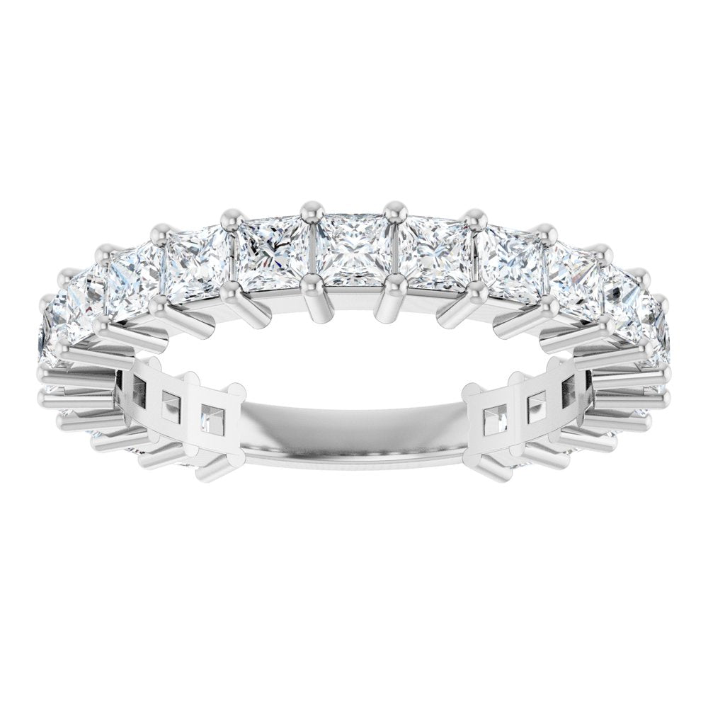 14K White Gold 1 7/8 CTW Lab-Grown Diamond Anniversary Band