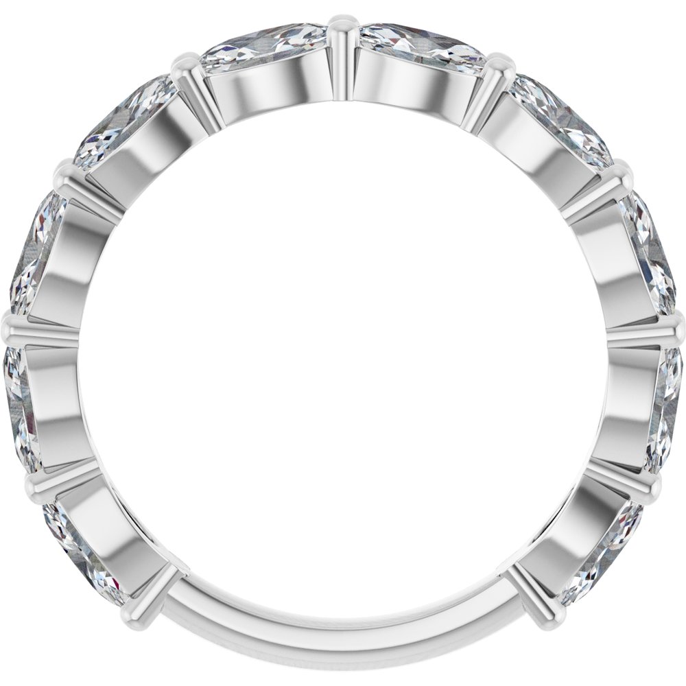 14K White Gold 1 9/10 CTW Lab-Grown Diamond Anniversary Band