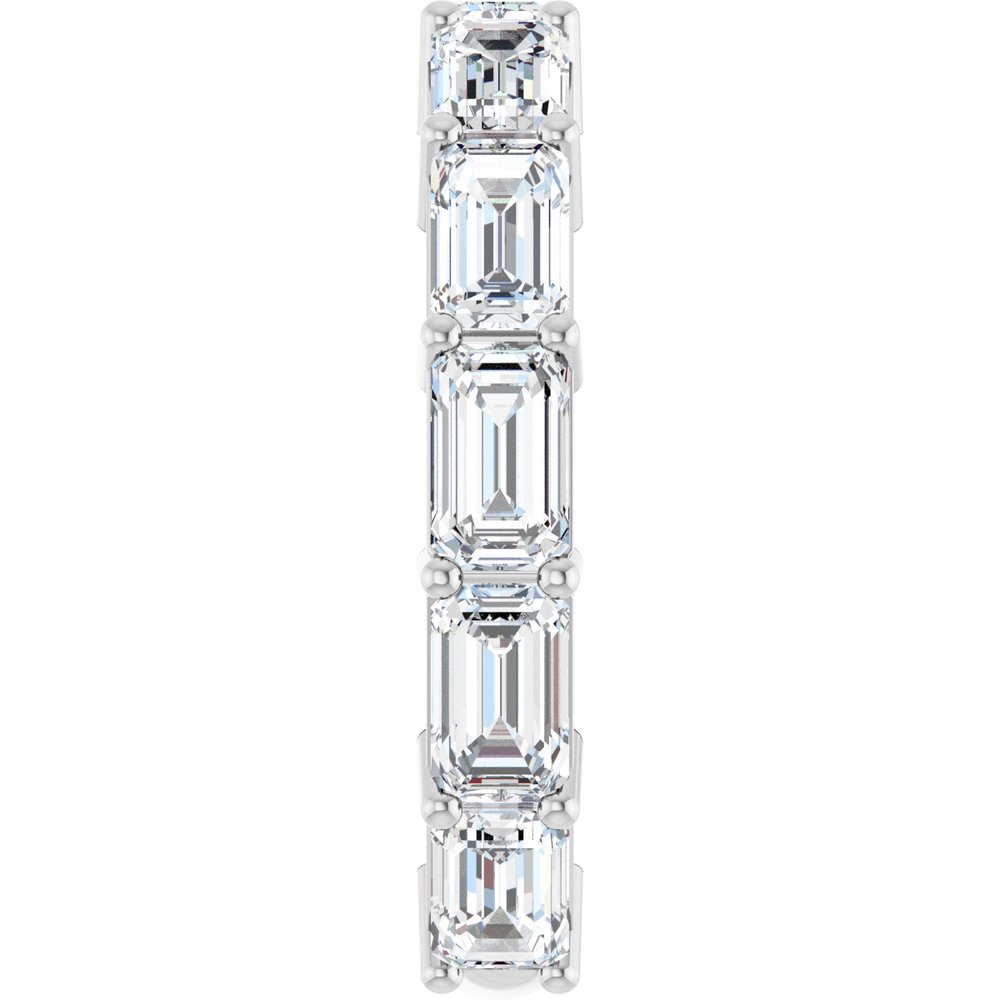 14K White Gold 3 3/8 CTW Lab-Grown Diamond Anniversary Band