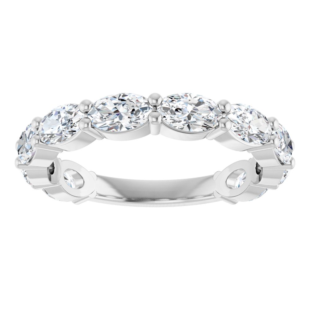 14K White Gold 1 9/10 CTW Lab-Grown Diamond Anniversary Band