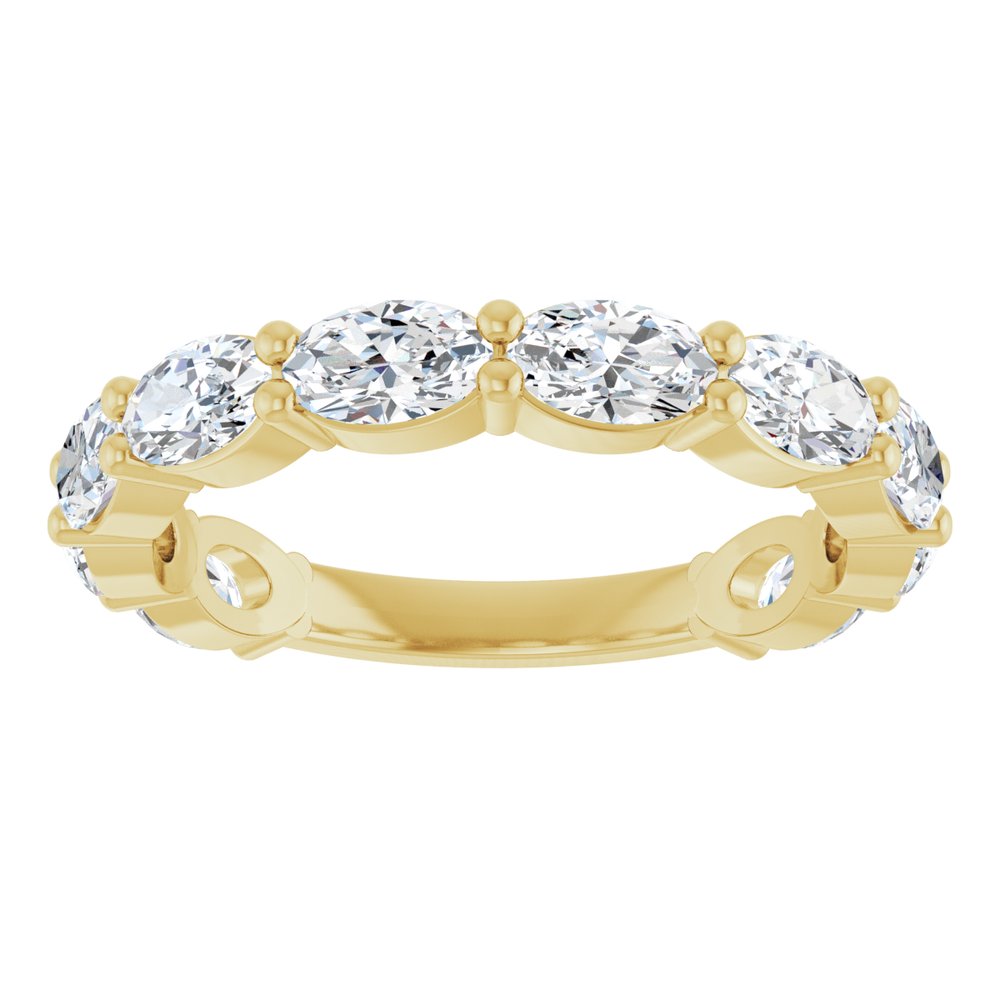 14K Yellow Gold 1 9/10 CTW Lab-Grown Diamond Anniversary Band