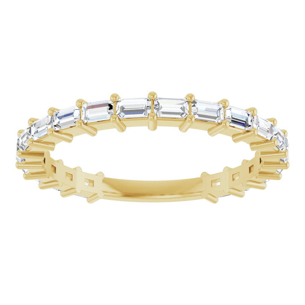 14K Yellow Gold 5/8 CTW Lab-Grown Diamond Anniversary Band