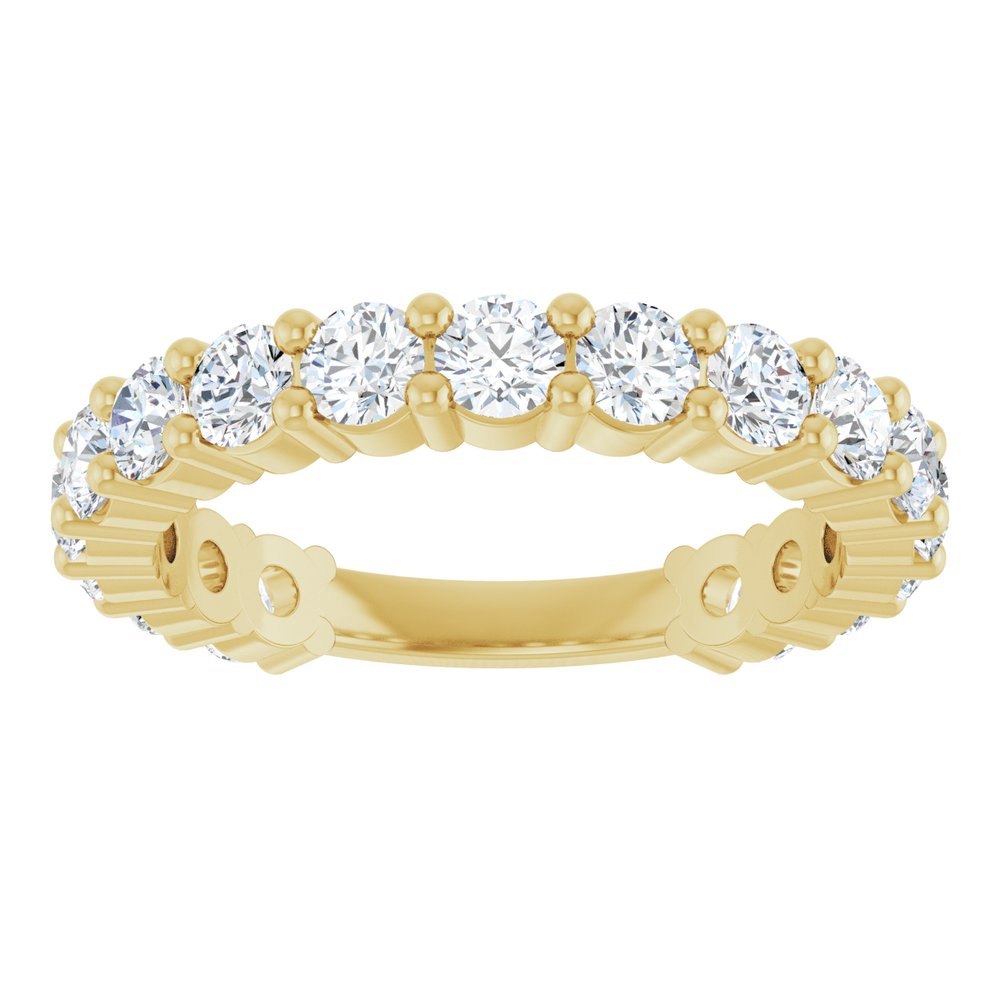 14K Yellow Gold 1 3/4 CTW Lab-Grown Diamond Anniversary Band