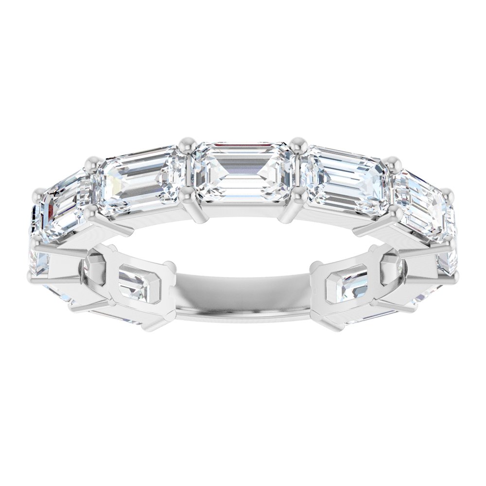 14K White Gold 3 3/8 CTW Lab-Grown Diamond Anniversary Band