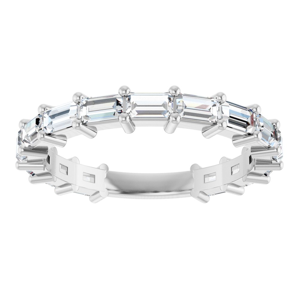 Platinum 1 1/2 CTW Lab-Grown Diamond Anniversary Band