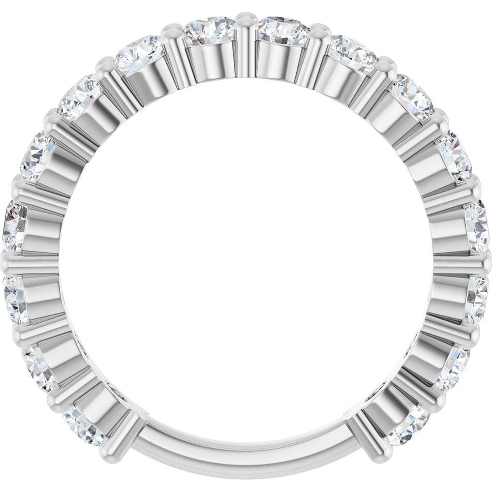 14K White Gold 1 9/10 CTW Lab-Grown Diamond Anniversary Band