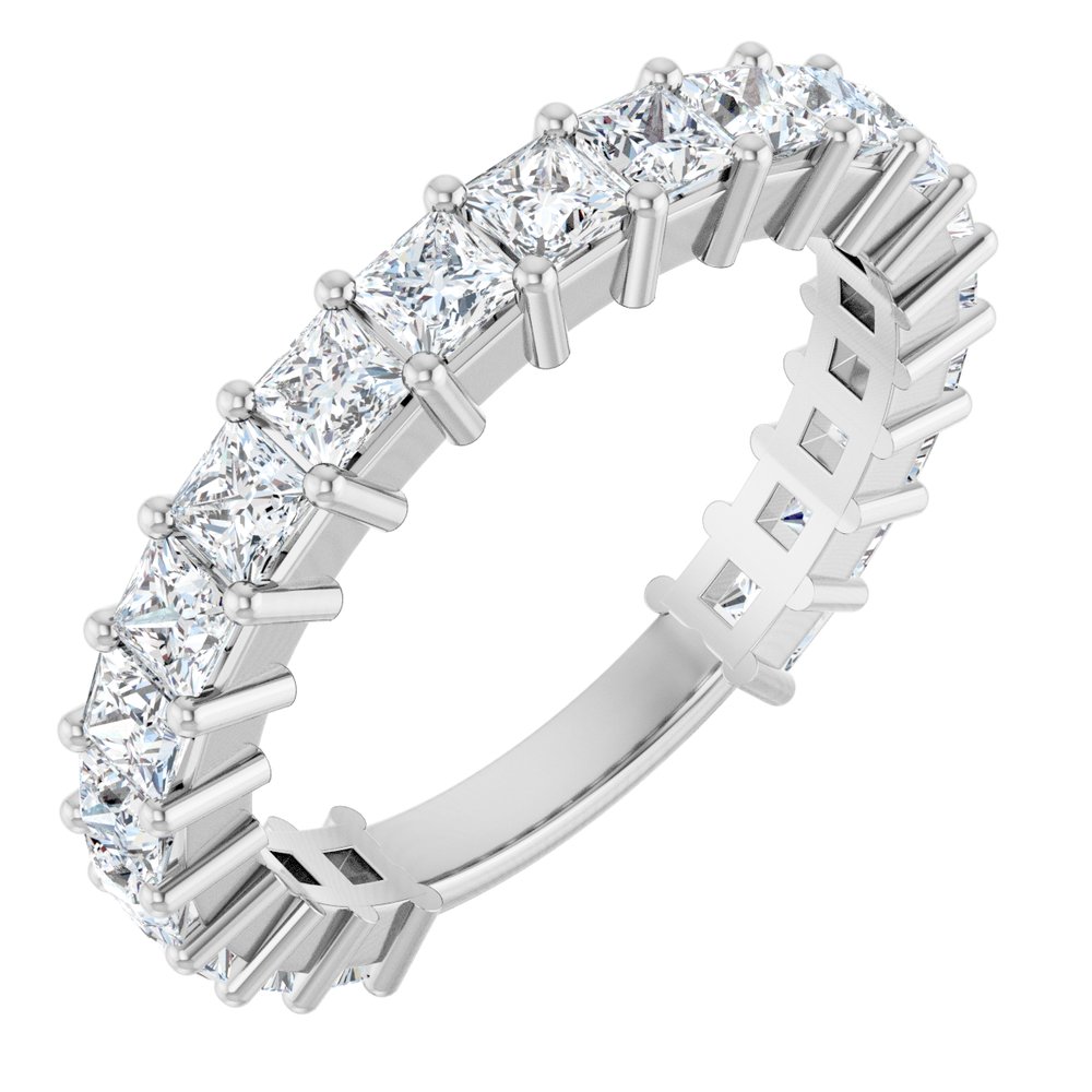14K White Gold 1 7/8 CTW Lab-Grown Diamond Anniversary Band
