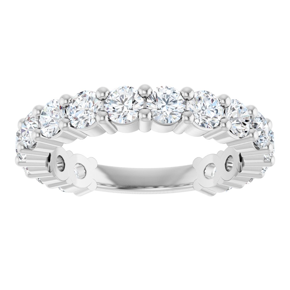 14K White Gold 1 9/10 CTW Lab-Grown Diamond Anniversary Band