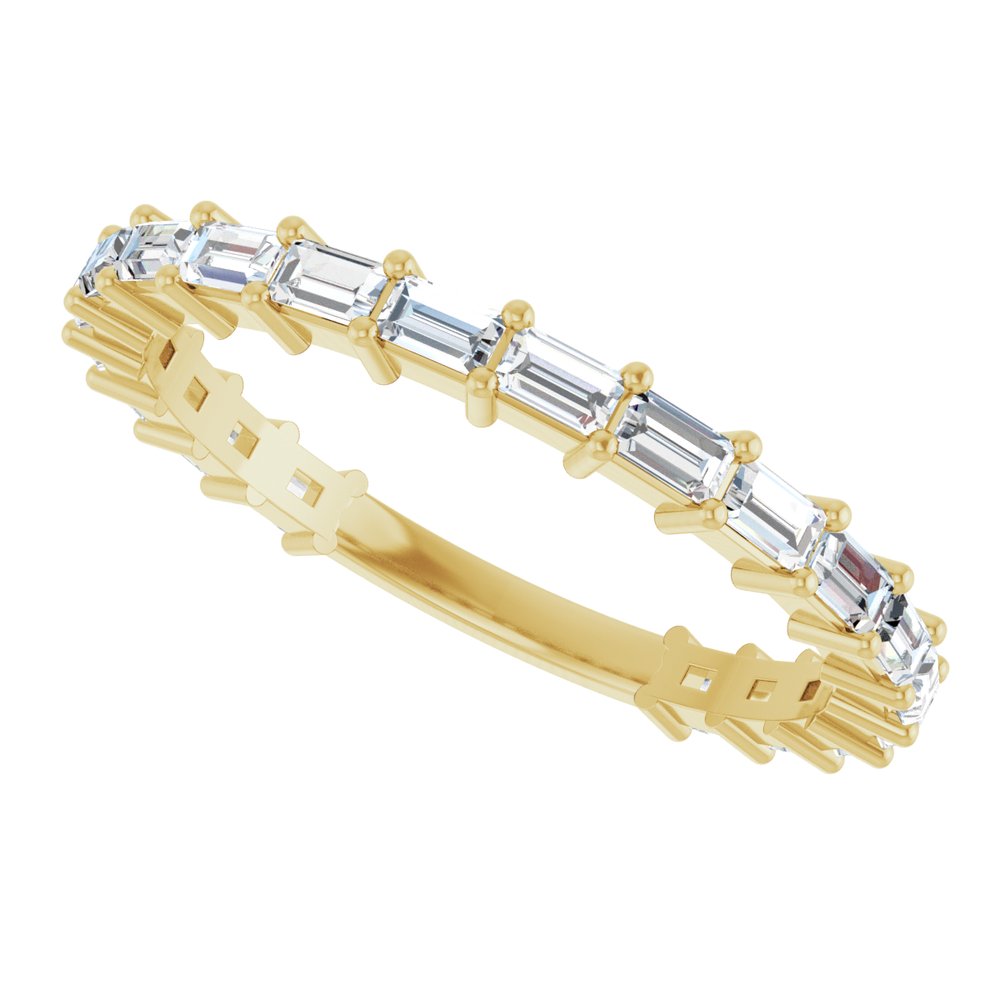 14K Yellow Gold 5/8 CTW Lab-Grown Diamond Anniversary Band