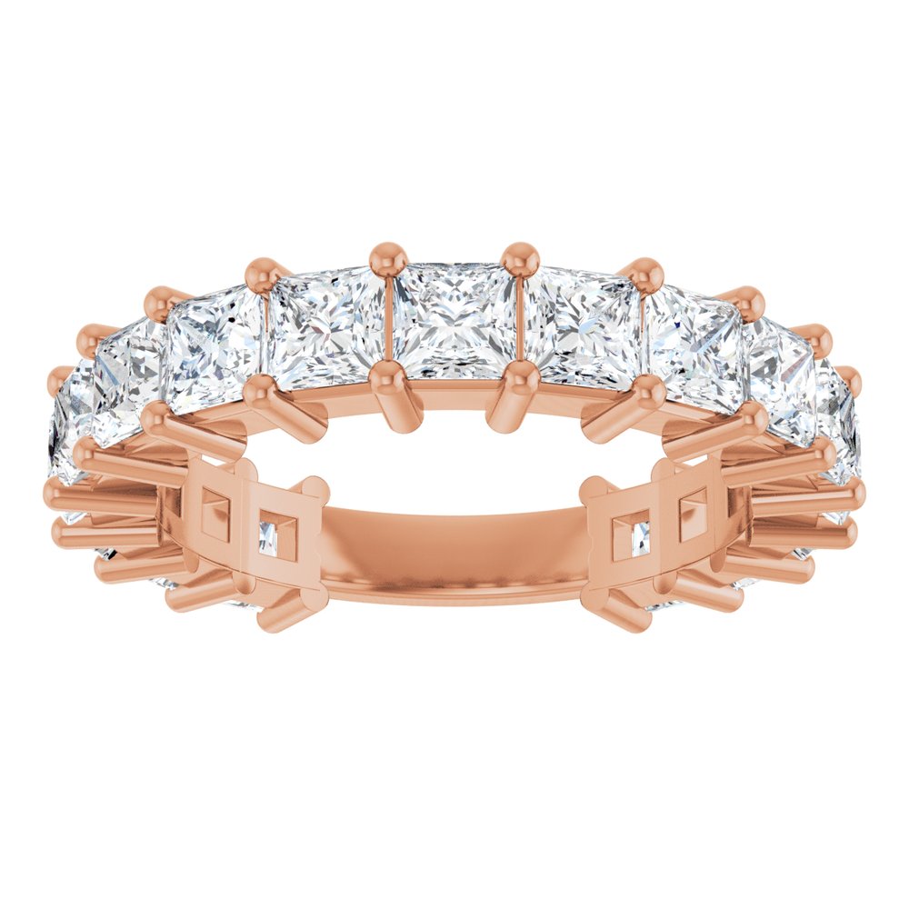 14K Rose Gold 3 3/8 CTW Lab-Grown Diamond Anniversary Band