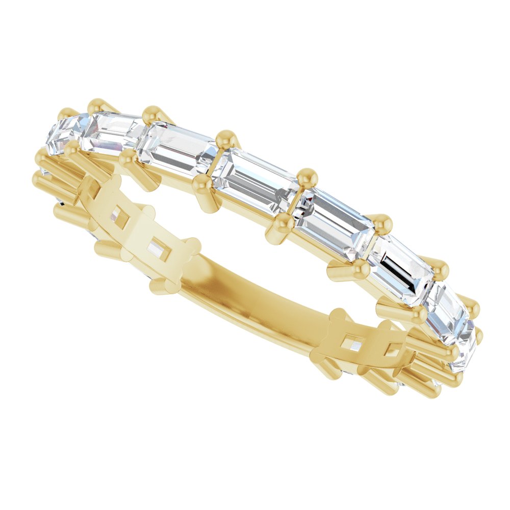 14K Yellow Gold 1 1/2 CTW Natural Diamond Anniversary Band