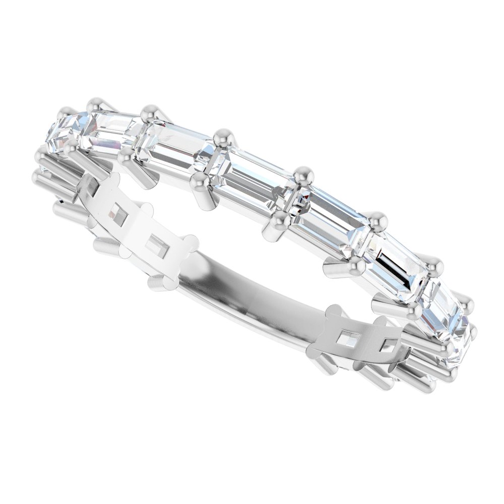 Platinum 1 1/2 CTW Lab-Grown Diamond Anniversary Band