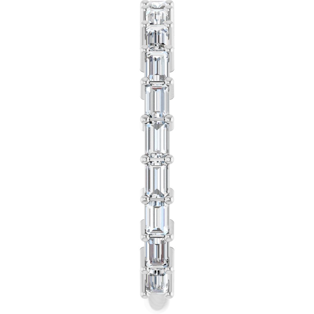 14K White Gold 5/8 CTW Natural Diamond Anniversary Band