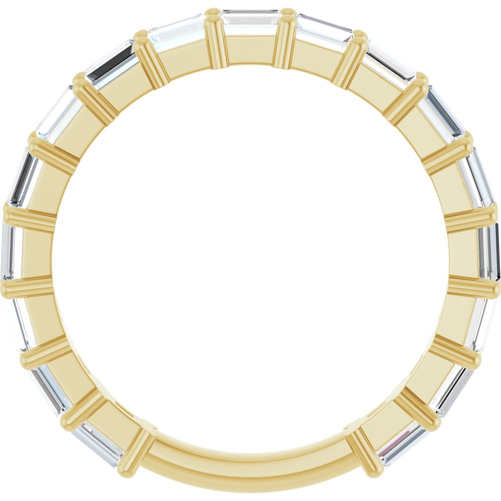 14K Yellow Gold 1 1/3 CTW Lab-Grown Diamond Anniversary Band