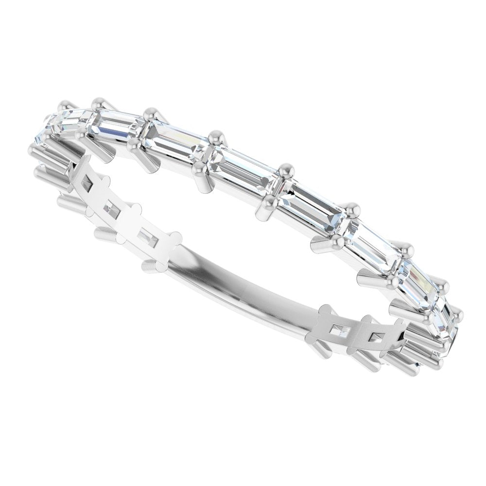 Platinum 1/2 CTW Lab-Grown Diamond Anniversary Band
