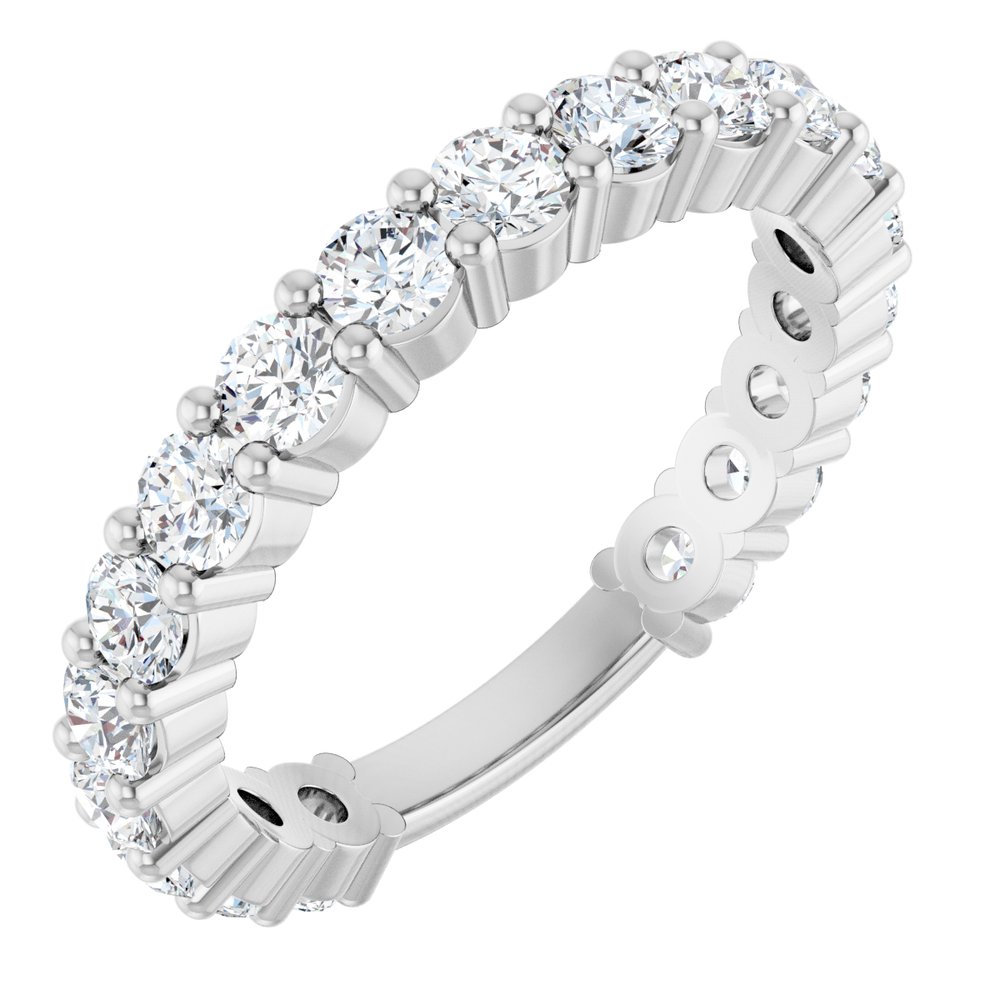 14K White Gold 1 1/3 CTW Lab-Grown Diamond Anniversary Band