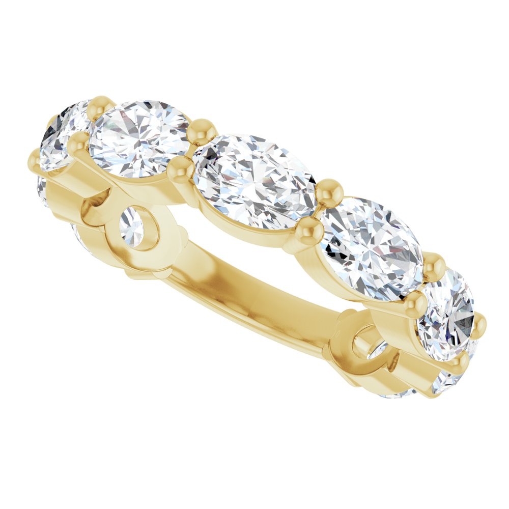 14K Yellow Gold 3 1/3 CTW Lab-Grown Diamond Anniversary Band