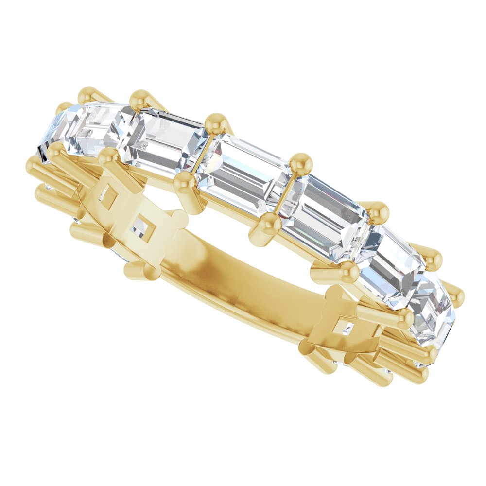 14K Yellow Gold 3 1/6 CTW Lab-Grown Diamond Anniversary Band
