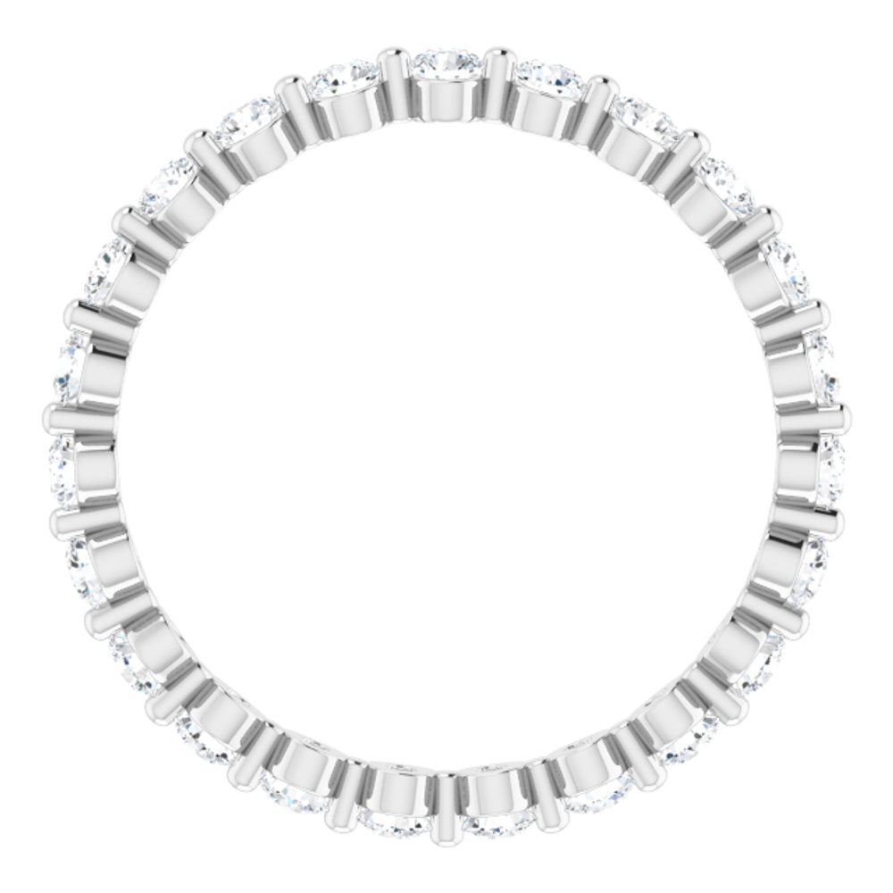 Platinum 3/4 CTW Natural Diamond Eternity Band