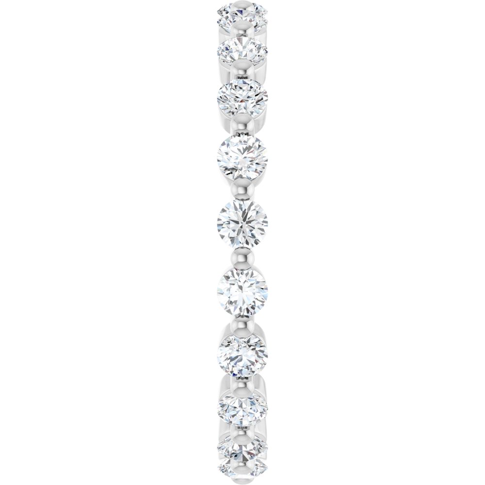 14K White Gold 3/4 CTW Lab-Grown Diamond Eternity Band