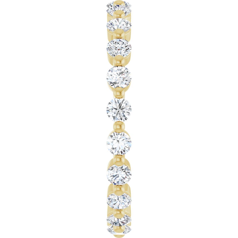 14K Yellow Gold 7/8 CTW Lab-Grown Diamond Eternity Band