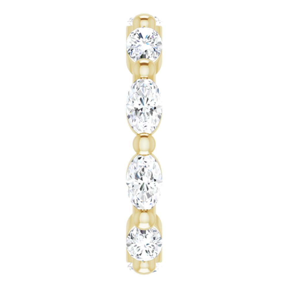 14K Yellow Gold 1 9/10 CTW Lab-Grown Diamond Eternity Band