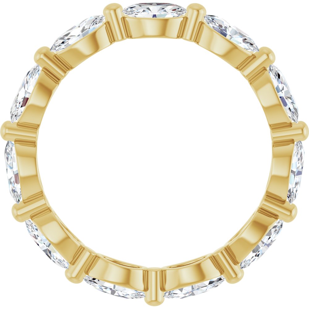 14K Yellow Gold 2 1/2 CTW Natural Diamond Eternity Band