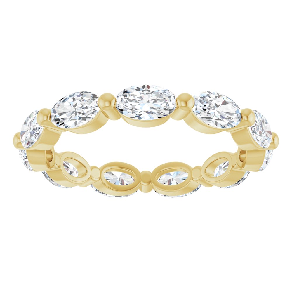 14K Yellow Gold 2 1/2 CTW Natural Diamond Eternity Band