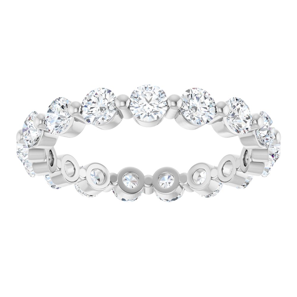 14K White Gold 1 1/2 CTW Lab-Grown Diamond Eternity Band