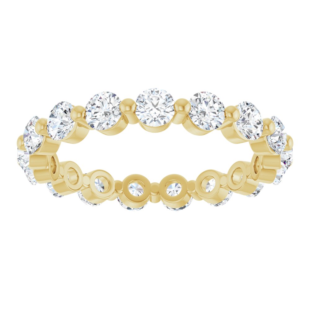 14K Yellow Gold 1 1/2 CTW Lab-Grown Diamond Eternity Band