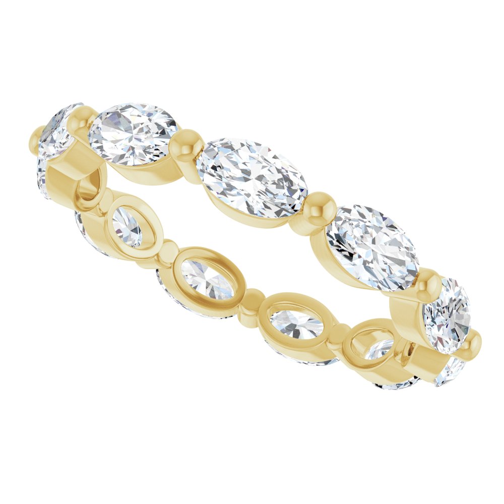 14K Yellow Gold 2 1/2 CTW Natural Diamond Eternity Band