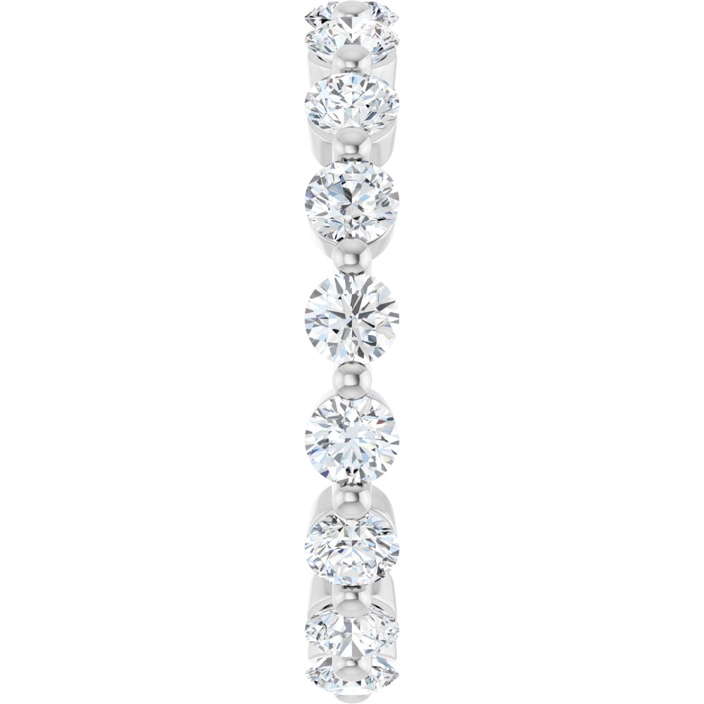 14K White 1 3/4 CTW Natural Diamond Eternity Band