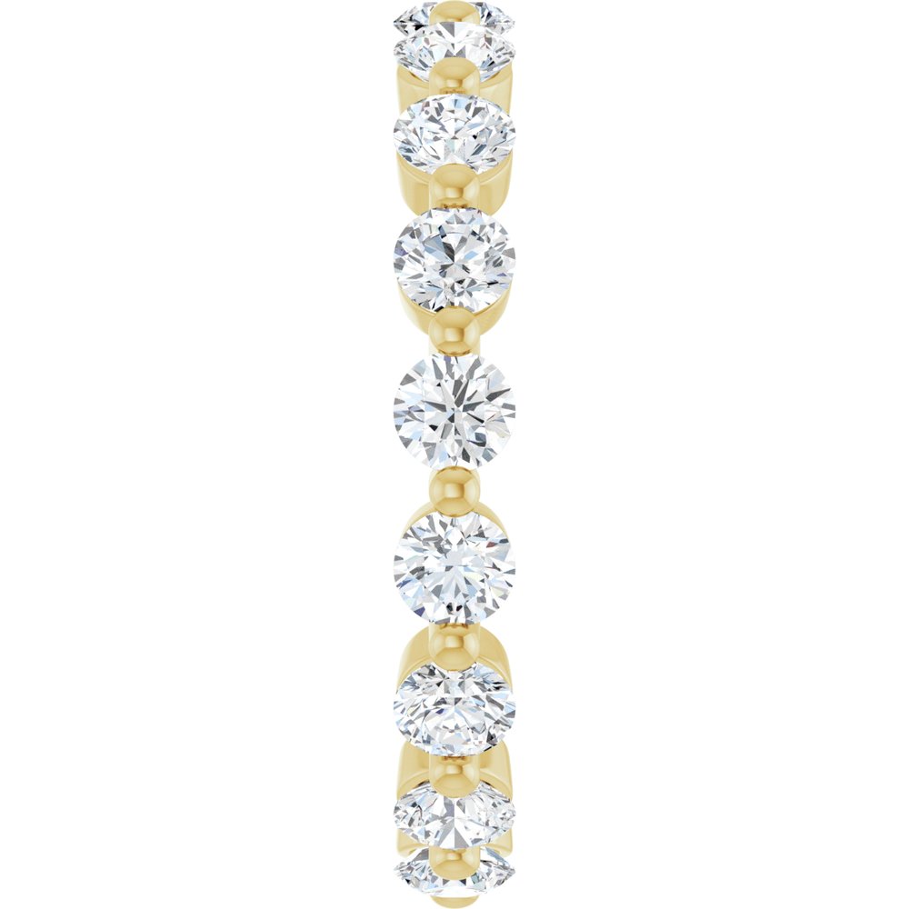 14K Yellow Gold 1 1/2 CTW Lab-Grown Diamond Eternity Band
