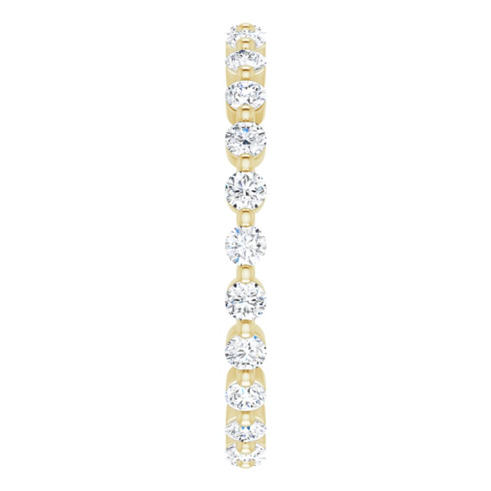 14K Yellow 5/8 CTW Natural Diamond Eternity Band